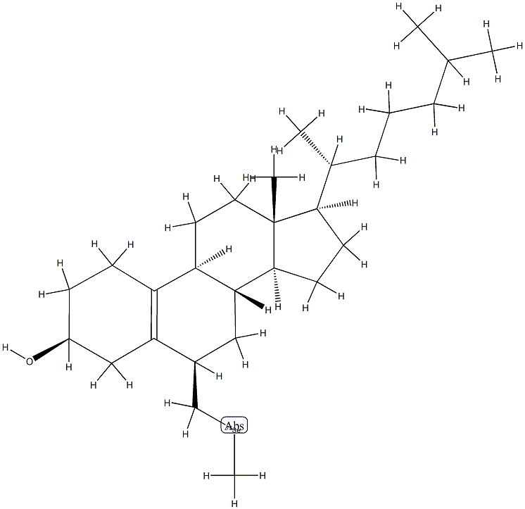 selenonorcholesterol Struktur