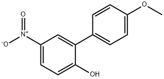 4''-METHOXY-5-NITRO-1,1''-BIPHENYL-2-OL Struktur