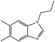 1H-Benzimidazole,5,6-dimethyl-1-propyl-(9CI) Struktur