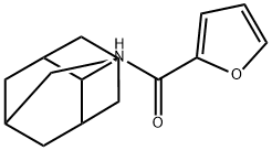 2-Furancarboxamide,N-tricyclo[3.3.1.13,7]dec-2-yl-(9CI) Struktur