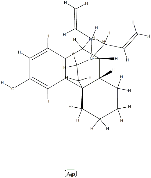 N-allyl levallorphan-bromide Struktur