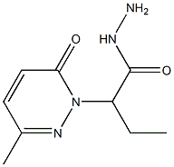 α-Ethyl-3-methyl-6-oxo-1(6H)-pyridazineacetic acid hydrazide Struktur