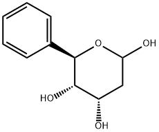 D-erythro-Pentopyranose, 2-deoxy-5-C-phenyl-, (5R)- (9CI) Struktur