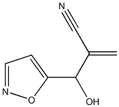 5-Isoxazolepropanenitrile,-bta--hydroxy--alpha--methylene-(9CI) Struktur