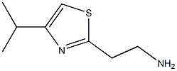 2-Thiazoleethanamine,4-(1-methylethyl)-(9CI) Struktur