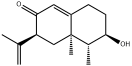 (3R)-4α,4aα-Dimethyl-3β-hydroxy-1,2,3,4,4a,5,6,7-octahydro-6β-(2-propenyl)naphthalen-7-one Struktur