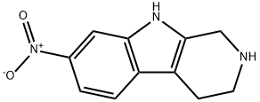 7-Nitro-1,2,3,4-tetrahydro-9H-pyrido[3,4-b]indole Struktur