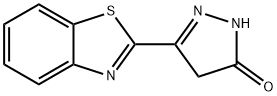 3H-Pyrazol-3-one,5-(2-benzothiazolyl)-2,4-dihydro-(9CI) Struktur