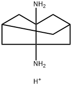 2,5-Methanopentalene-3a,6a(1H,4H)-diamine,  tetrahydro-,  conjugate  monoacid  (9CI) Struktur