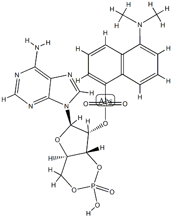 2'-dansyl-cyclic AMP Struktur