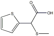 α-Methylthio-2-thiopheneacetic acid Struktur