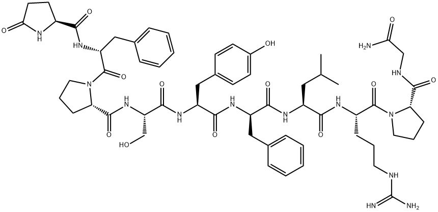 LHRH, Phe(2)-Pro(3)-Phe(6)- Struktur