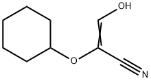 2-Propenenitrile,2-(cyclohexyloxy)-3-hydroxy-(9CI) Struktur