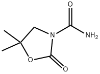 3-Oxazolidinecarboxamide,5,5-dimethyl-2-oxo-(5CI) Struktur