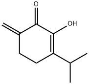 2-Cyclohexen-1-one,2-hydroxy-6-methylene-3-(1-methylethyl)-(9CI) Struktur