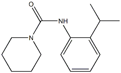 1-Piperidinecarboxamide,N-[2-(1-methylethyl)phenyl]-(9CI) Struktur