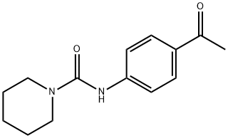 1-Piperidinecarboxamide,N-(4-acetylphenyl)-(9CI) Struktur