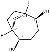 9-Oxabicyclo[4.2.1]nonane-2,5-diol, (1R,2S,5S,6S)-rel- (9CI) Struktur