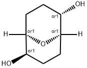 9-Oxabicyclo[3.3.1]nonane-2,6-diol, (1R,2S,5R,6R)-rel- (9CI) Struktur