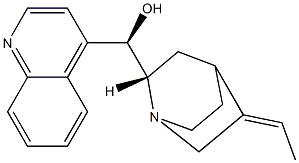 (8S,9R)-3-Dehydro-11-hydrocinchonan-9-ol Struktur