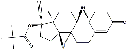 norethindrone pivalate Struktur