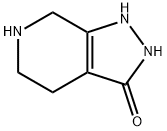 1,2,4,5,6,7-Hexahydro-3H-pyrazolo[3,4-c]pyridin-3-one Struktur