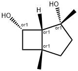 Bicyclo[3.2.0]heptane-2,7-diol, 2,5-dimethyl-, (1R,2R,5R,7S)-rel- (9CI) Struktur