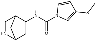 1H-Pyrrole-1-carboxamide,N-2-azabicyclo[2.2.1]hept-5-yl-3-(methylthio)-(9CI) Struktur