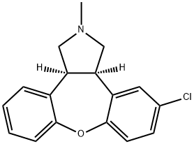 cis-5-chloro-2,3,3a,12b-tetrahydro-2-methyl-1H-dibenz[2,3:6,7]oxepino[4,5-c]pyrrole