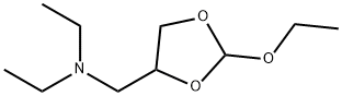 1,3-Dioxolane-4-methanamine,2-ethoxy-N,N-diethyl-(9CI) Struktur