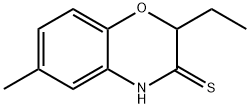 2H-1,4-Benzoxazine-3(4H)-thione,2-ethyl-6-methyl-(9CI) Struktur