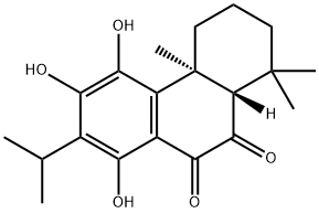 11,12,14-Trihydroxy-8,11,13-abietatriene-6,7-dione Struktur