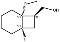 Bicyclo[4.2.0]octane-7-methanol, 6-methoxy-, (1R,6S,7R)-rel- (9CI) Struktur