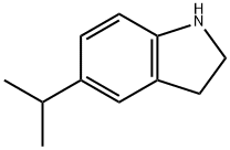 1H-Indole,2,3-dihydro-5-(1-methylethyl)-(9CI) Struktur