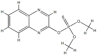 dimethoxy-quinoxalin-2-yloxy-sulfanylidene-phosphorane Struktur