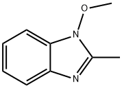 1H-Benzimidazole,1-methoxy-2-methyl-(9CI) Struktur