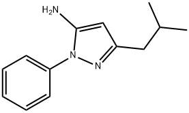 3-Isobutyl-1-phenyl-1H-pyrazol-5-amine Struktur