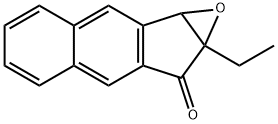 8H-Benz[5,6]indeno[1,2-b]oxiren-8-one,8a-ethyl-1a,8a-dihydro-(9CI) Struktur