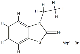 Magnesium, bromo(3-ethyl-2(3H)-benzothiazoliminato-N2)- (9CI) Struktur