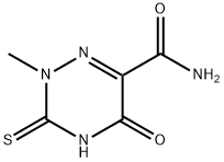 2-methyl-5-oxo-3-sulfanylidene-1,2,4-triazine-6-carboxamide Struktur