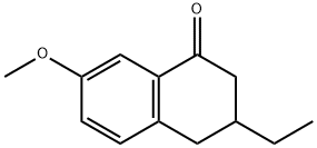 1(2H)-Naphthalenone,3-ethyl-3,4-dihydro-7-methoxy-(5CI) Struktur