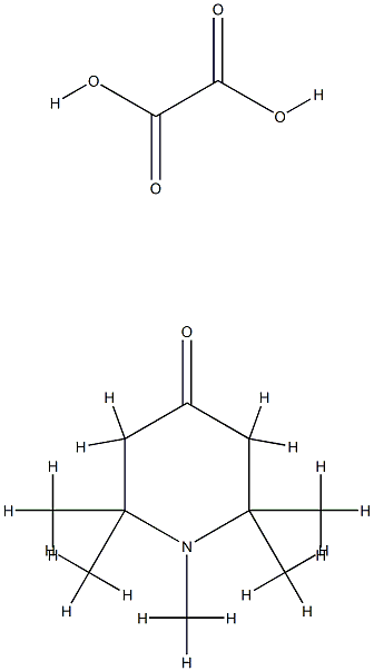 oxalic acid, 1,2,2,6,6-pentamethylpiperidin-4-one Struktur