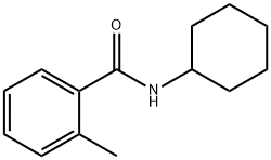 N-cyclohexyl-2-methylbenzamide Struktur