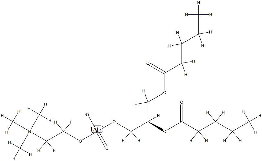 L-A-PHOSPHATIDYLCHOLINE DIVALEROYL Struktur