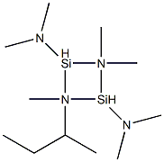 N,N,N',N',2,2,4-Heptamethyl-4-(1-methylpropyl)cyclobutanedisilazane-1,3-diamine Struktur