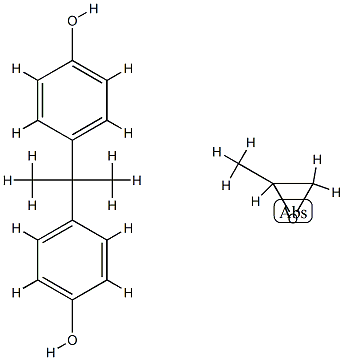 4-[2-(4-hydroxyphenyl)propan-2-yl]phenol: 2-methyloxirane Struktur