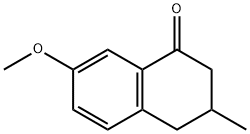 1(2H)-Naphthalenone,3,4-dihydro-7-methoxy-3-methyl-(9CI) Struktur