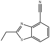 4-Benzothiazolecarbonitrile,2-ethyl-(9CI) Struktur