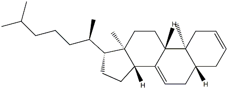 5α-Cholesta-2,7-diene Struktur