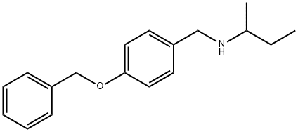 {[4-(benzyloxy)phenyl]methyl}(butan-2-yl)amine Struktur